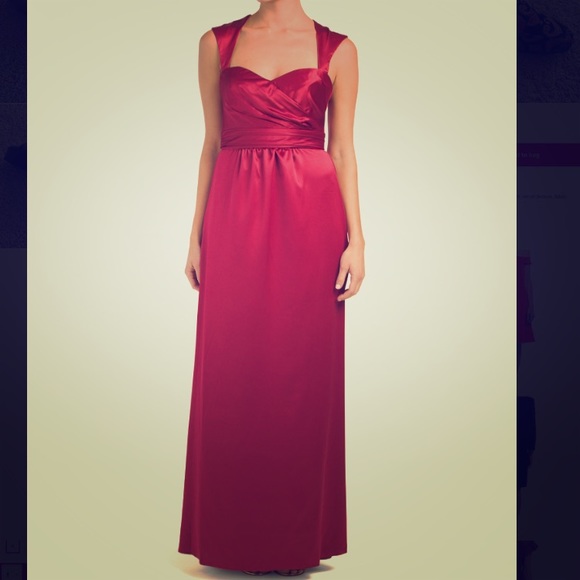 ❗️Price Drop❗️NWT! Amsale open back charmeuse gown - Picture 1 of 6